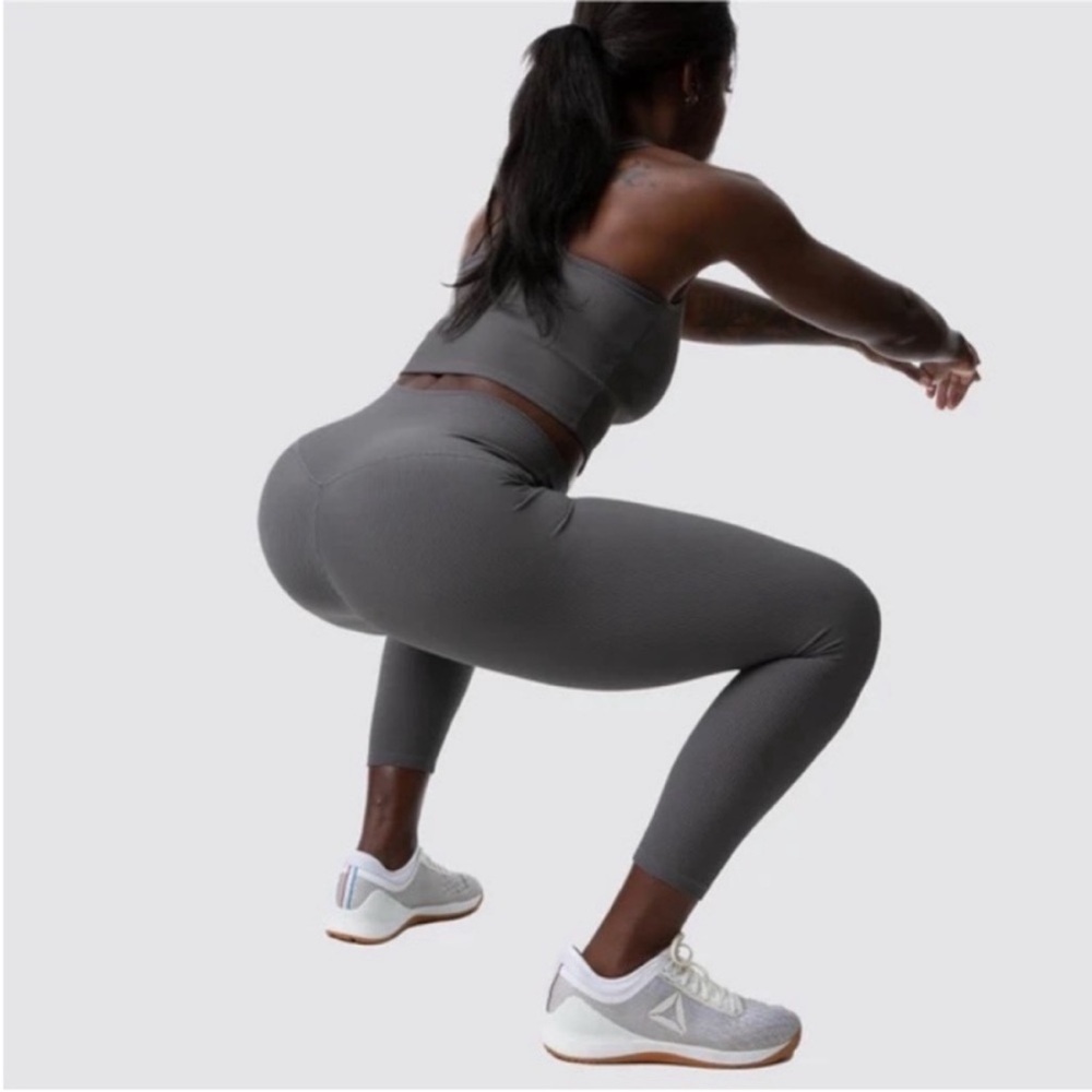 Born Primitive Dark Gray Ribbed Limitless Leggings - image 3